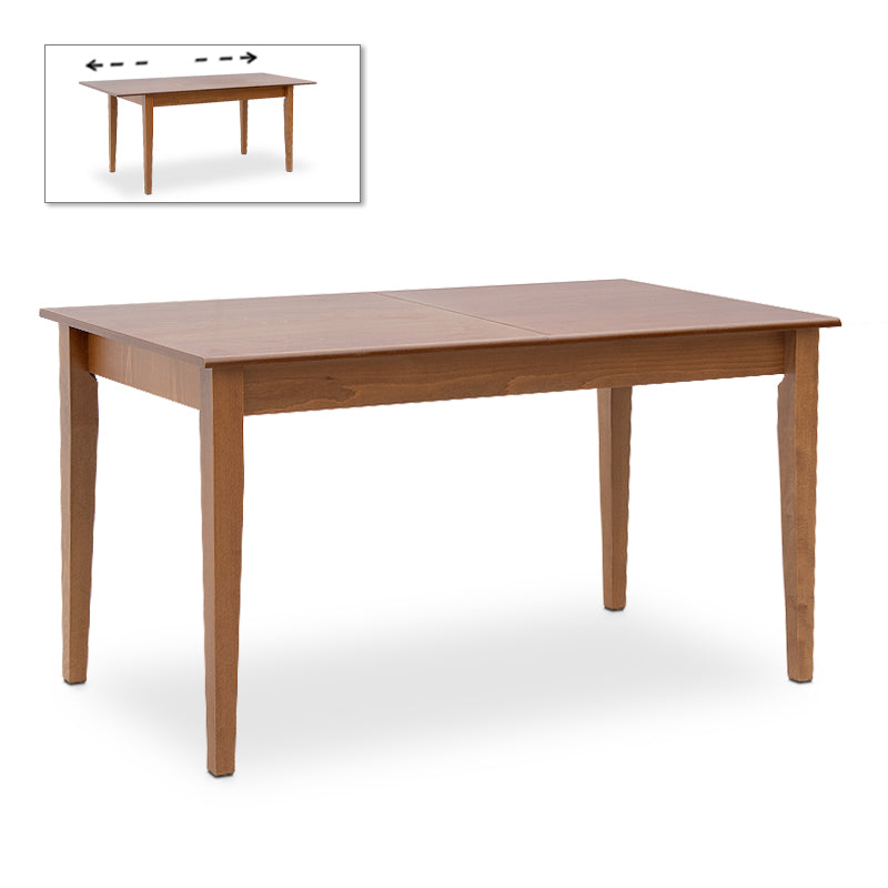 Dining трапезен комплект Adare-Virginia 5 части масивно дърво - разтегателна MDF маса 140/180x78x77cm.