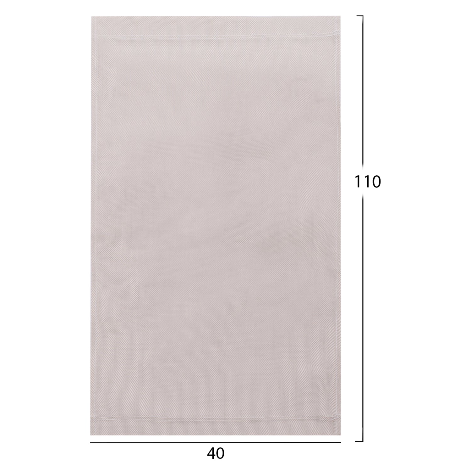 Резервен плат TEXTILENE 550гр/м2 2x1 екрю за шезлонг Лимнос Т 110x40