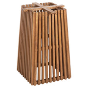 Крака за маса - квадратна основа FRANTZ от дърво минди в естествен цвят 45x45x73Hcm.