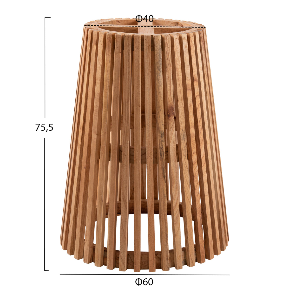Крака за маса дърво минди Φ60x75.5Hсм.