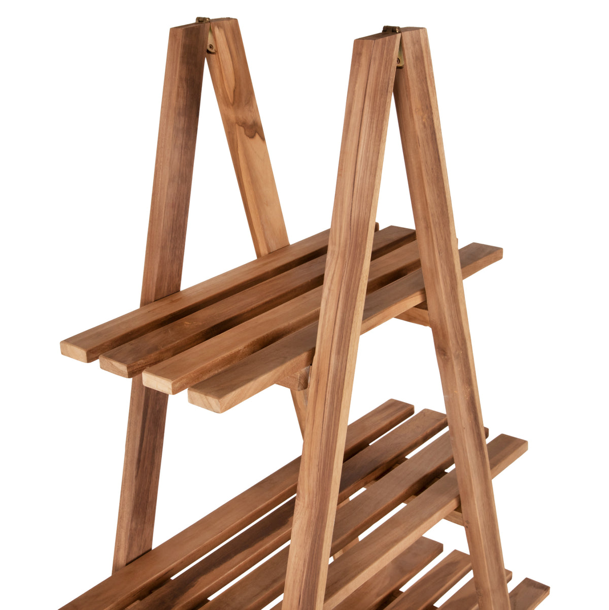 РАФТ ЗА КНИГИ STAM ТИК В ЕСТЕСТВЕН ЦВЯТ 120x33x180Hсм