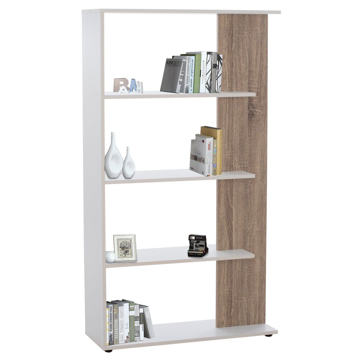 РАФТ ЗА КНИГИ HARVEY 80X23X141 БЯЛ