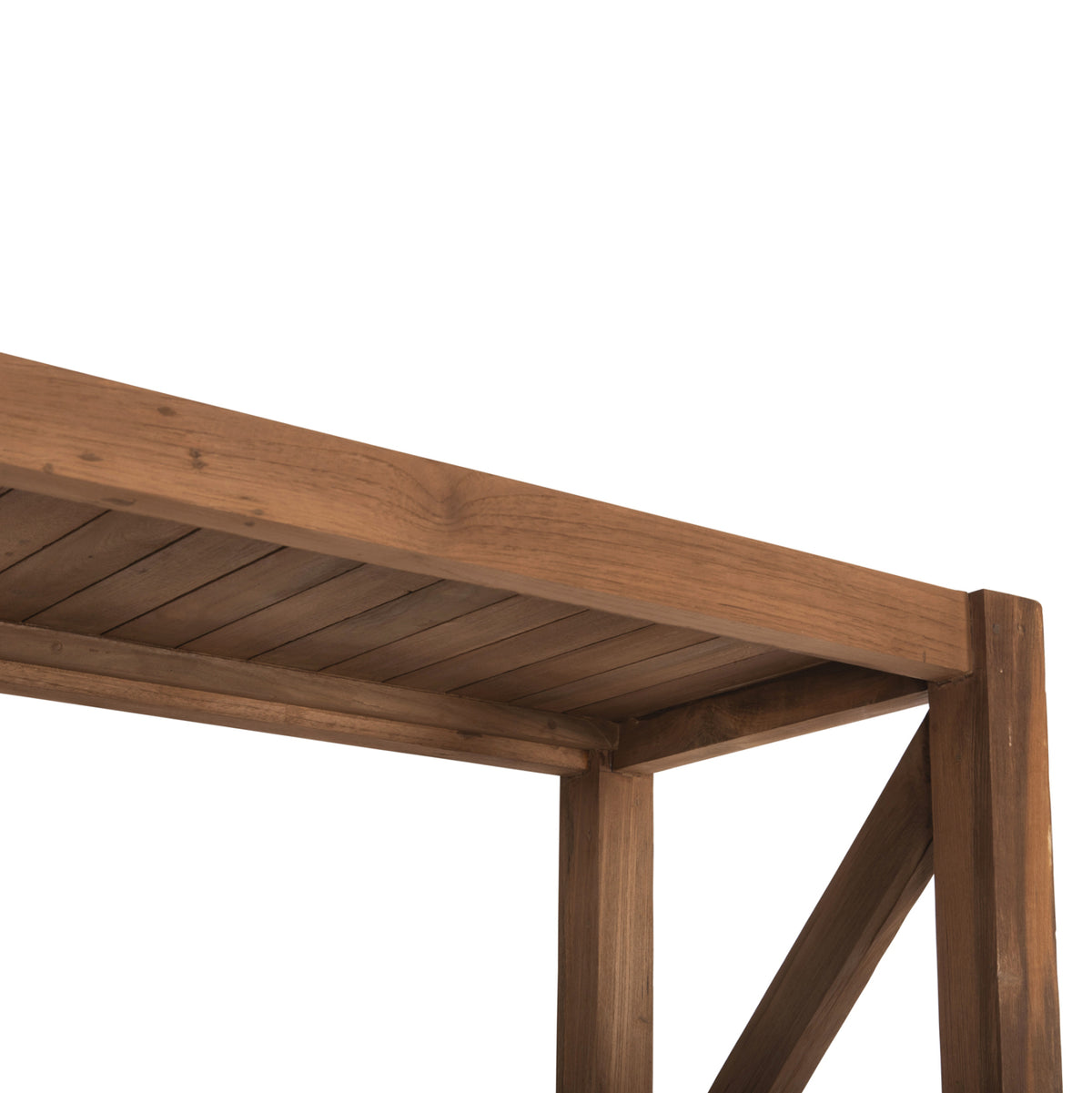 Библиотека KITAKU от рециклиран тик в естествен цвят 150x45x200Hcm.