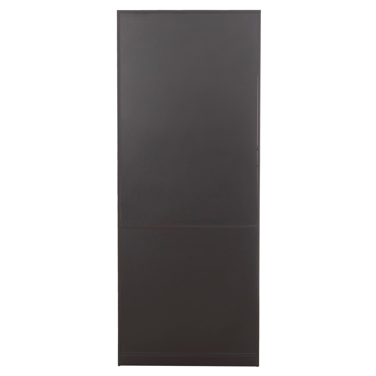 Професионален офис шкаф Rosewood меламин в сиво-венге 80x40x200H см