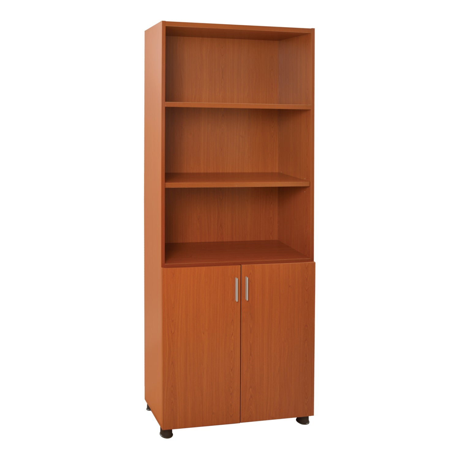 Професионален офисен шкаф за книги в цвят череша 80x40x190 см.