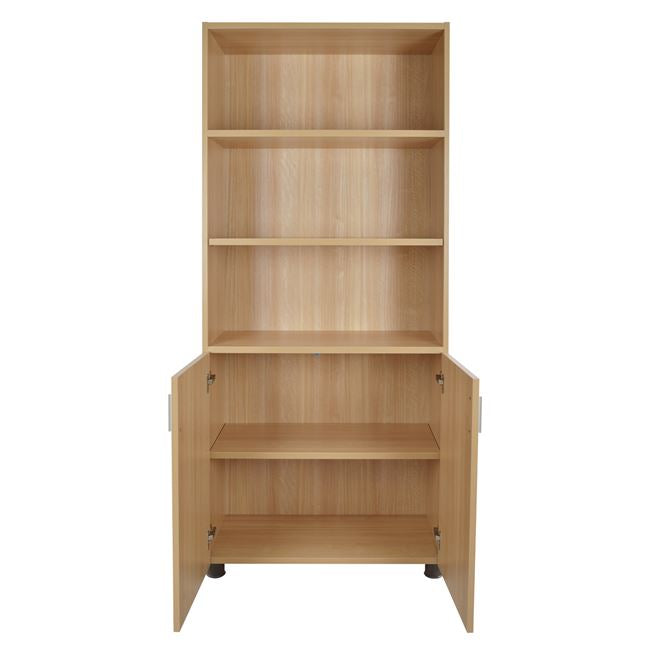 Професионален офисен шкаф за книги в цвят дъб 80x40x190 см.