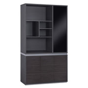 Професионална офис библиотека Rosewood 120x40x200cm