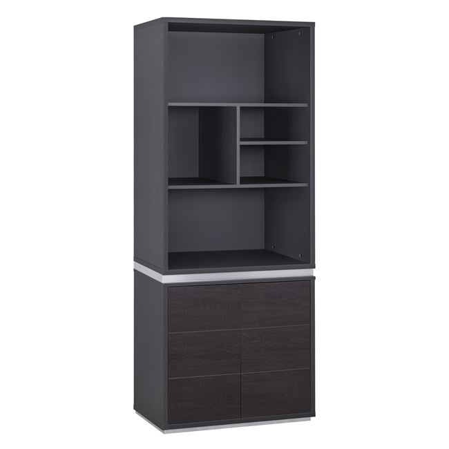 Професионална офис библиотека Rosewood 81.5x40x200 см