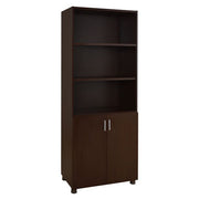 Професионален офисен шкаф за книги в цвят венге 80x40x190 см.