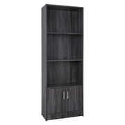 Офис библиотека меламин сив цвят 60x30x174