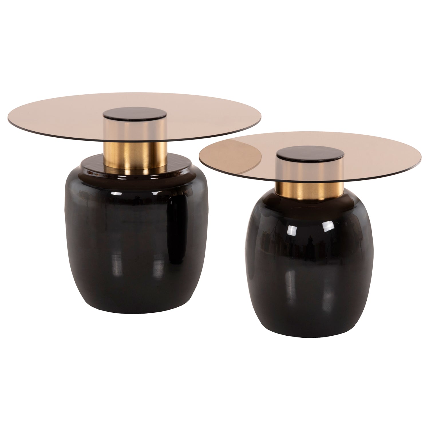 СТРАНИЧНИ МАСИ 2БР FRYN МЕТАЛ В КАФЯВО И ЗЛАТО Φ60 &Φ50 см.