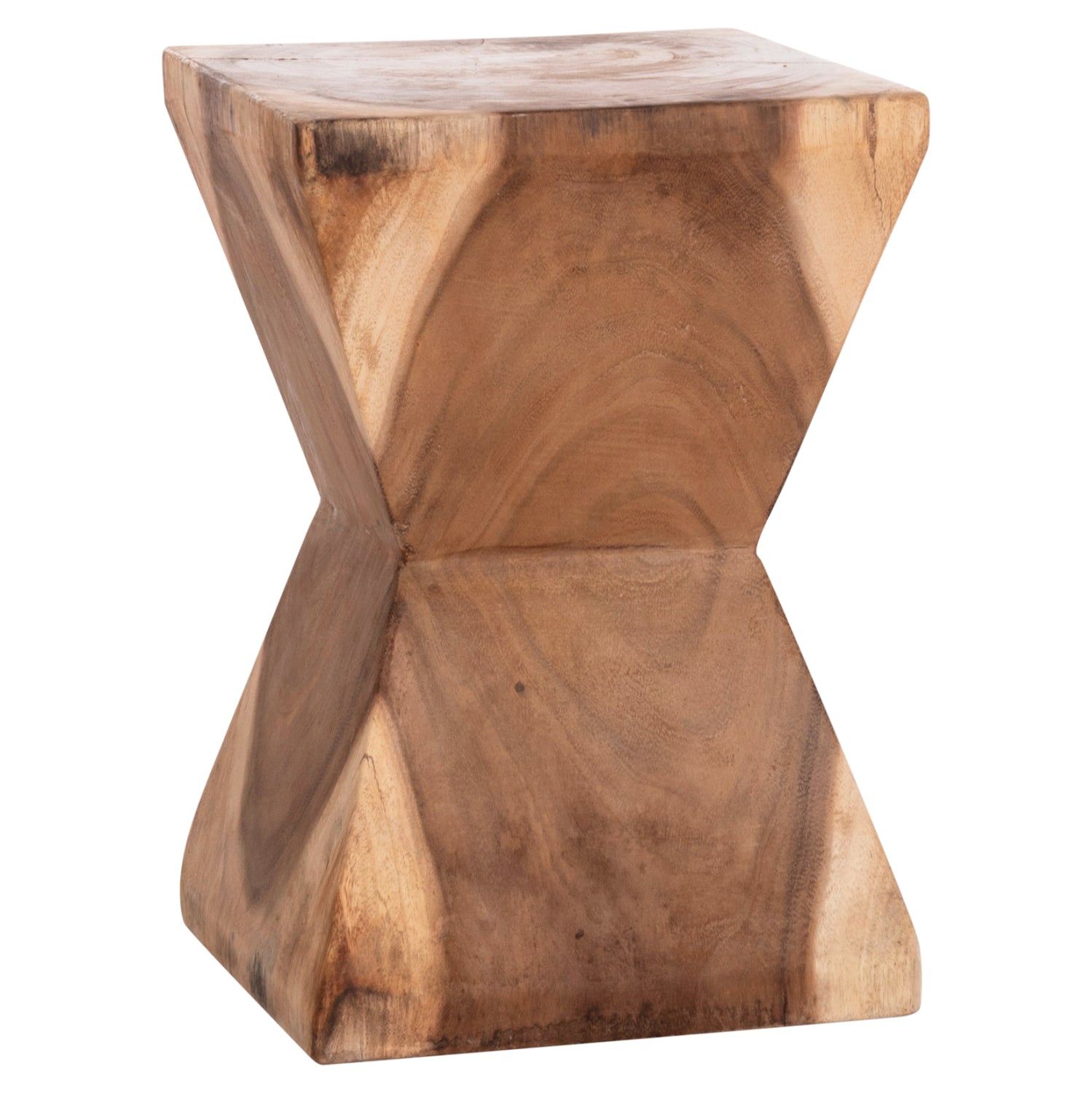 СТОЛЧЕ ANVIL МАСИВНА ДЪРВЕСИНА SUAR ЕСТЕСТВЕН ЦВЯТ 31x31x45Hсм.