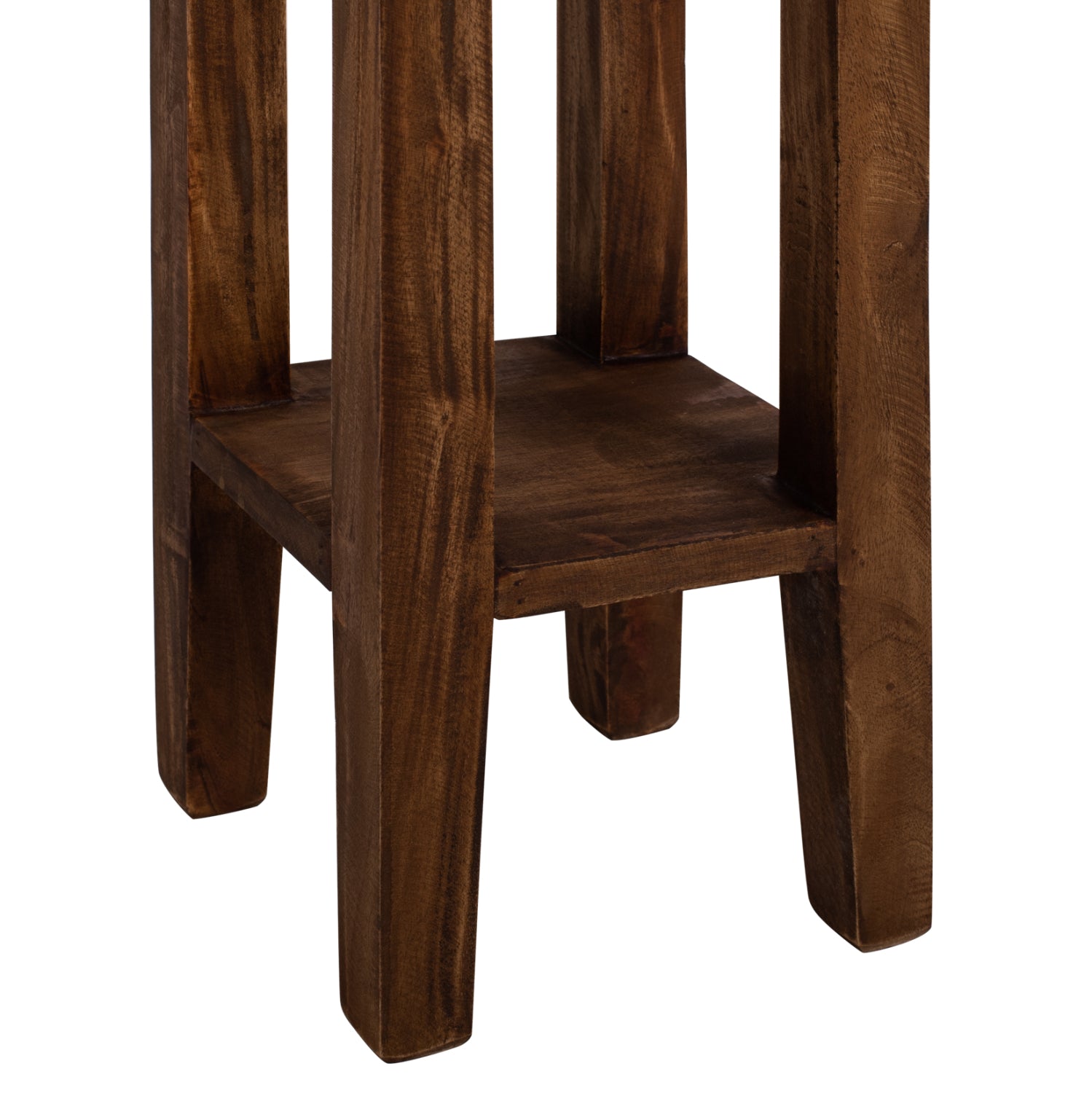 СТРАНИЧНА МАСА ОТ МАХАГОН С ЧЕКМЕДЖЕ ЕСТЕСТВЕН ЦВЯТ 25x25x66,5Hcm.