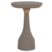 Кръгла лампа маса TORG фиброцимент сив Φ41x62Hсм