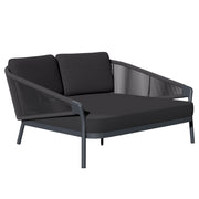 ДНЕВЕН ЛЕГЛО СЕРИЯ XANTION ТЪМНО СИВ АЛУМИНИЙ-ВЪЖЕ-ОЛЕФИНОВА ТЪКАН 157x147x88см