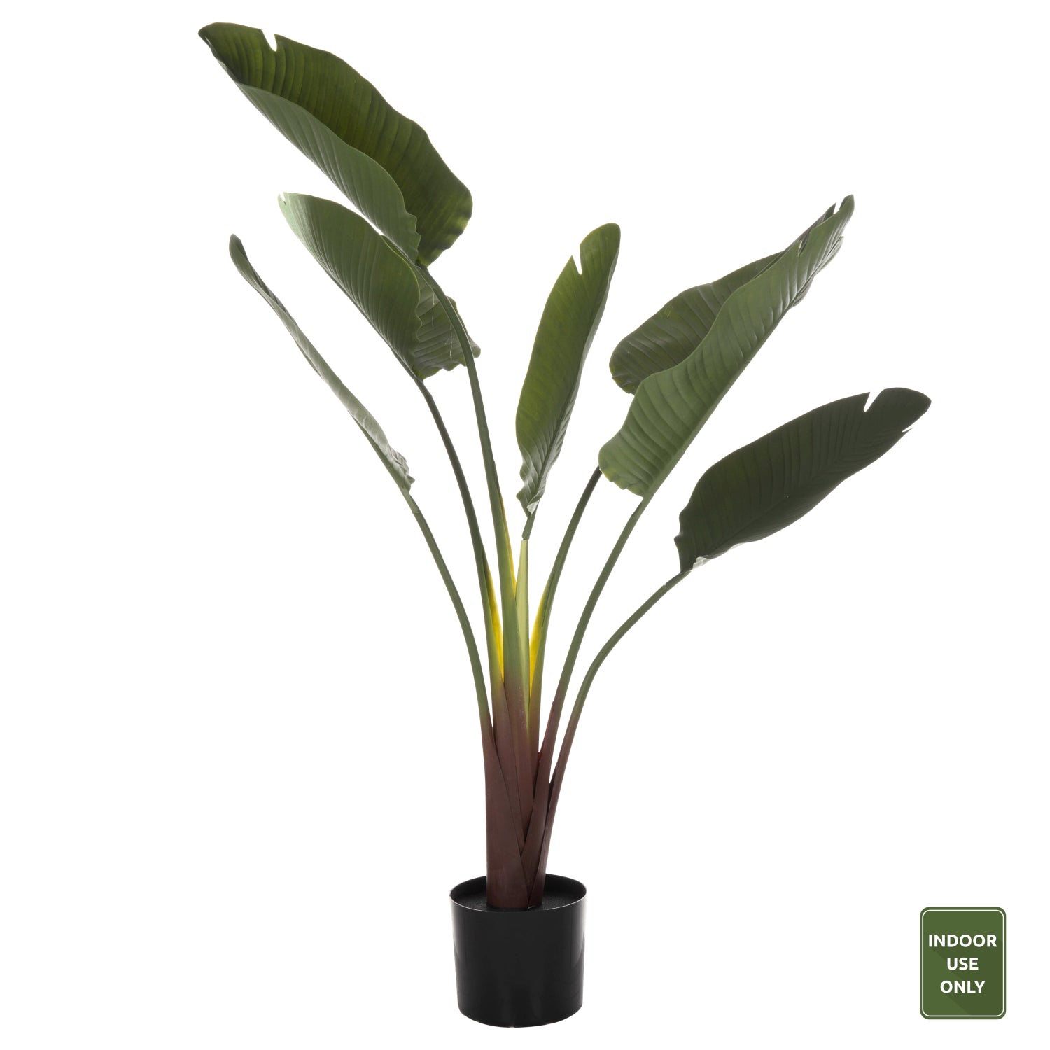 Декоративно синтетично растение в саксия Strelitziaceae Φ17x14,5-137Hcm.