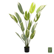 ДЕКОРАТИВНО СИНТЕТИЧНО РАСТЕНИЕ В САКСИЯ CALATHEA 140Hсм.