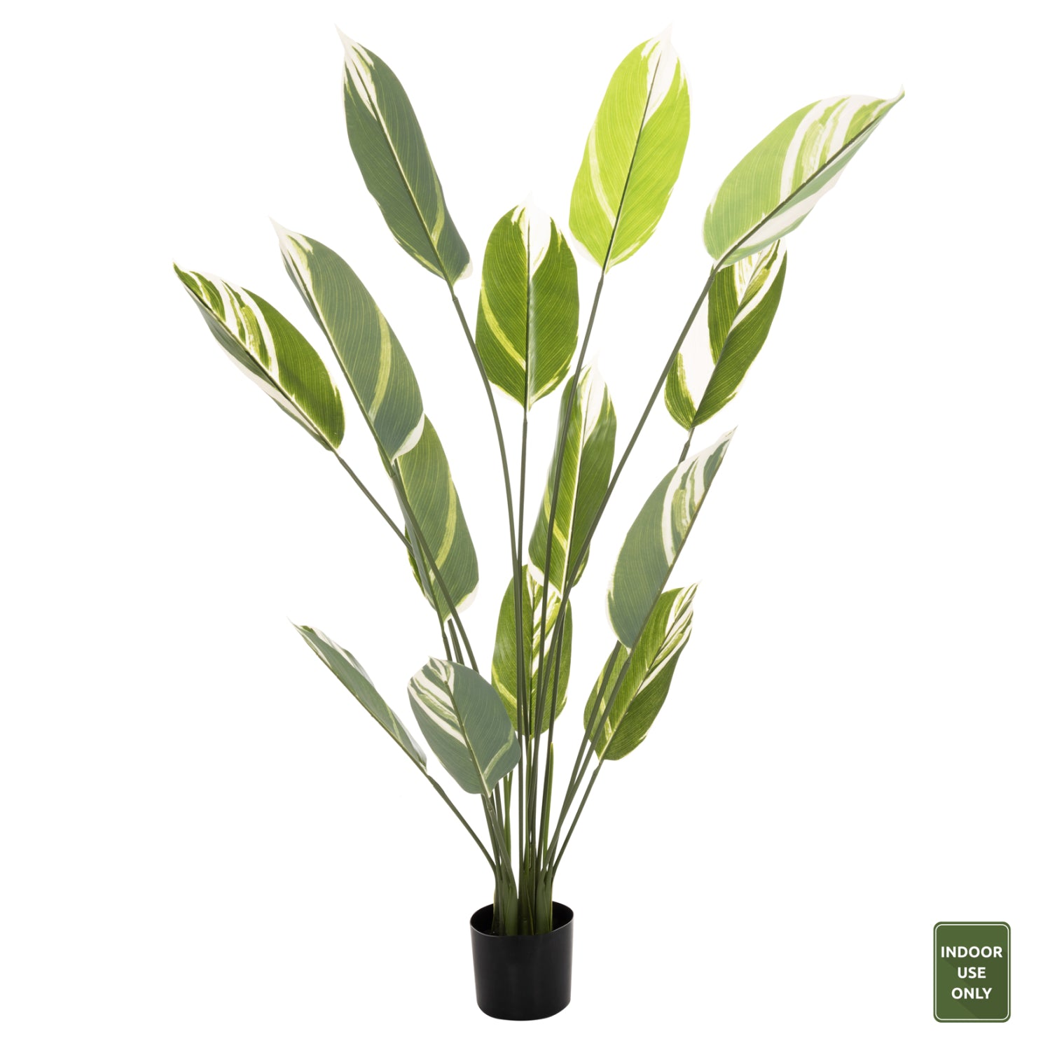ДЕКОРАТИВНО СИНТЕТИЧНО РАСТЕНИЕ В САКСИЯ CALATHEA 140Hсм.