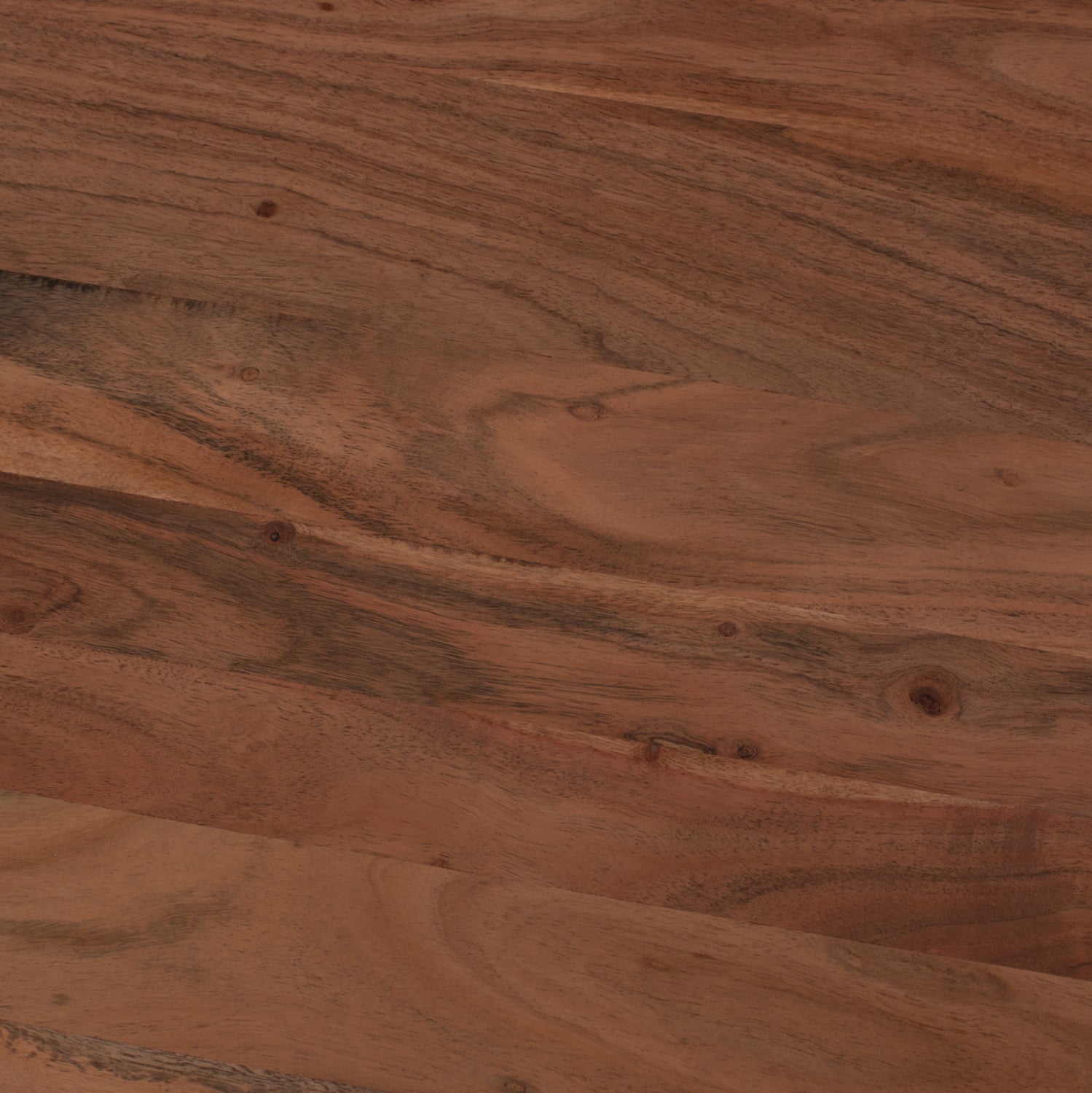 Декоративна кръгла масичка за кафе Bowl Ф90x40 см, черна с акациево дърво