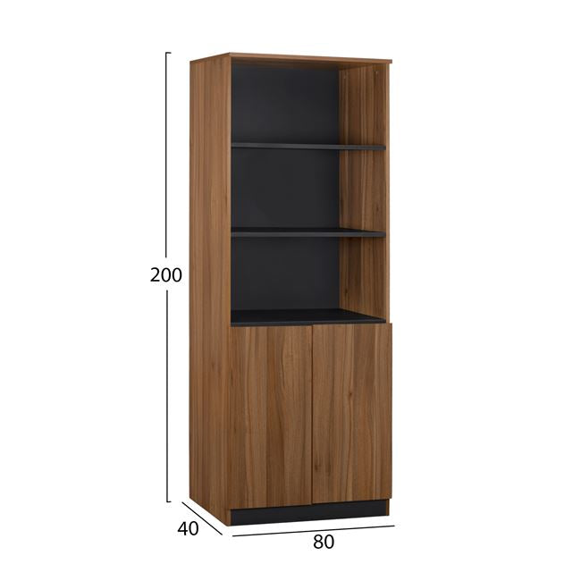 Професионален шкаф за книги 80x38x200cm