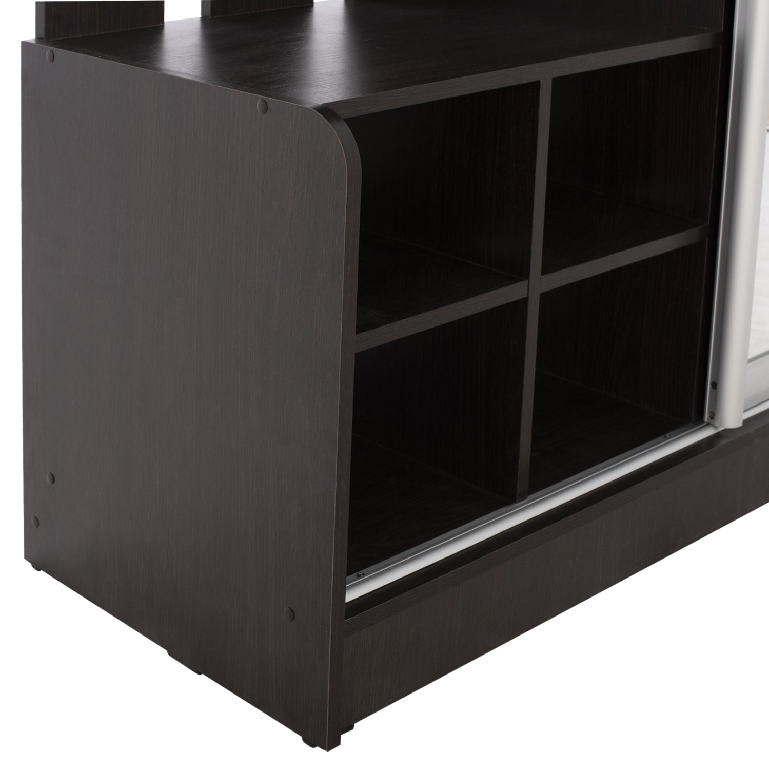 Антре с плъзгащ гардероб и огледало Dulce венге 118x45x210 см.