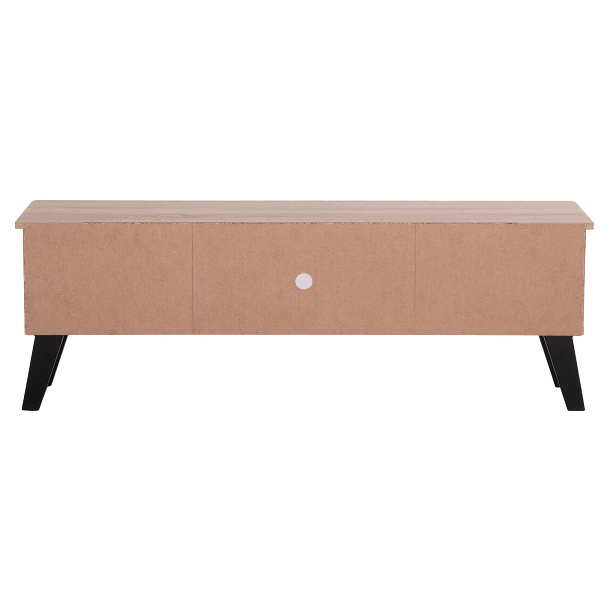 ТВ шкаф IREN меламин в дъб Сонама-черен 120x32,5-34x41Hсм.