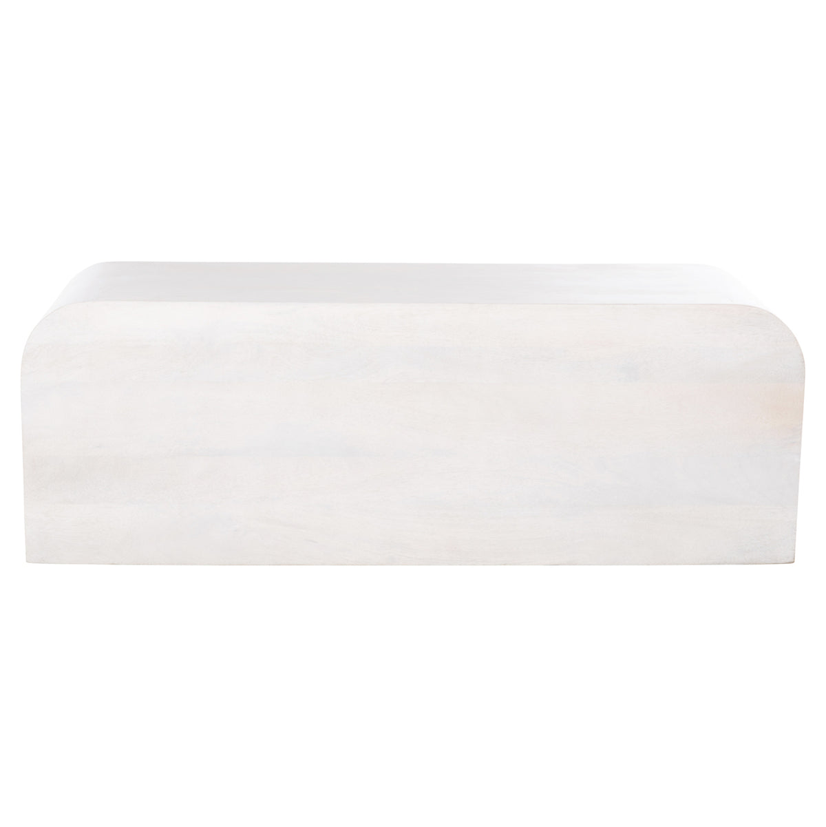 ТВ шкаф HANDYR масивно дърво манго в бял цвят 130x40x45Hсм.