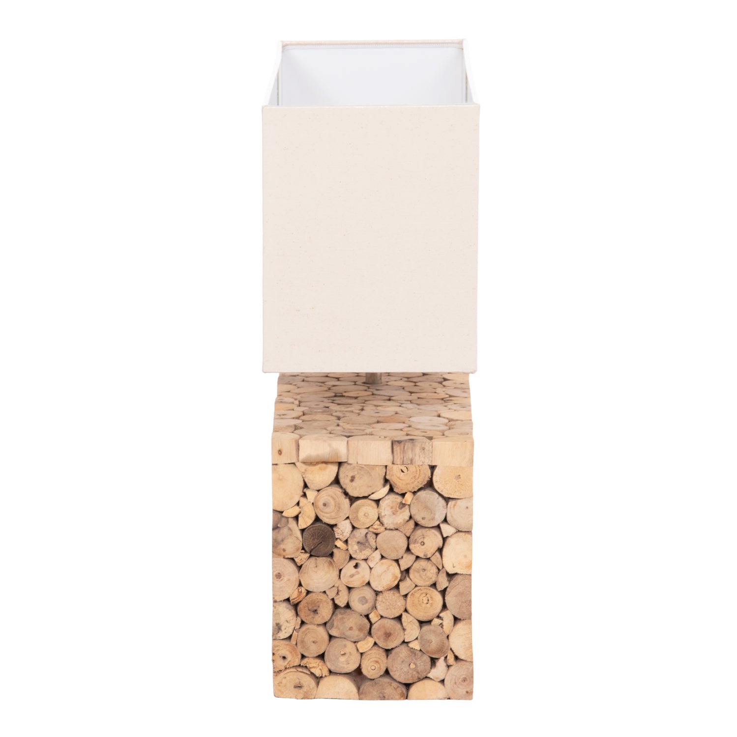 Настолна лампа TWIGGY дрейф дърво и бял абажур 50.5x16x45.5Hсм.