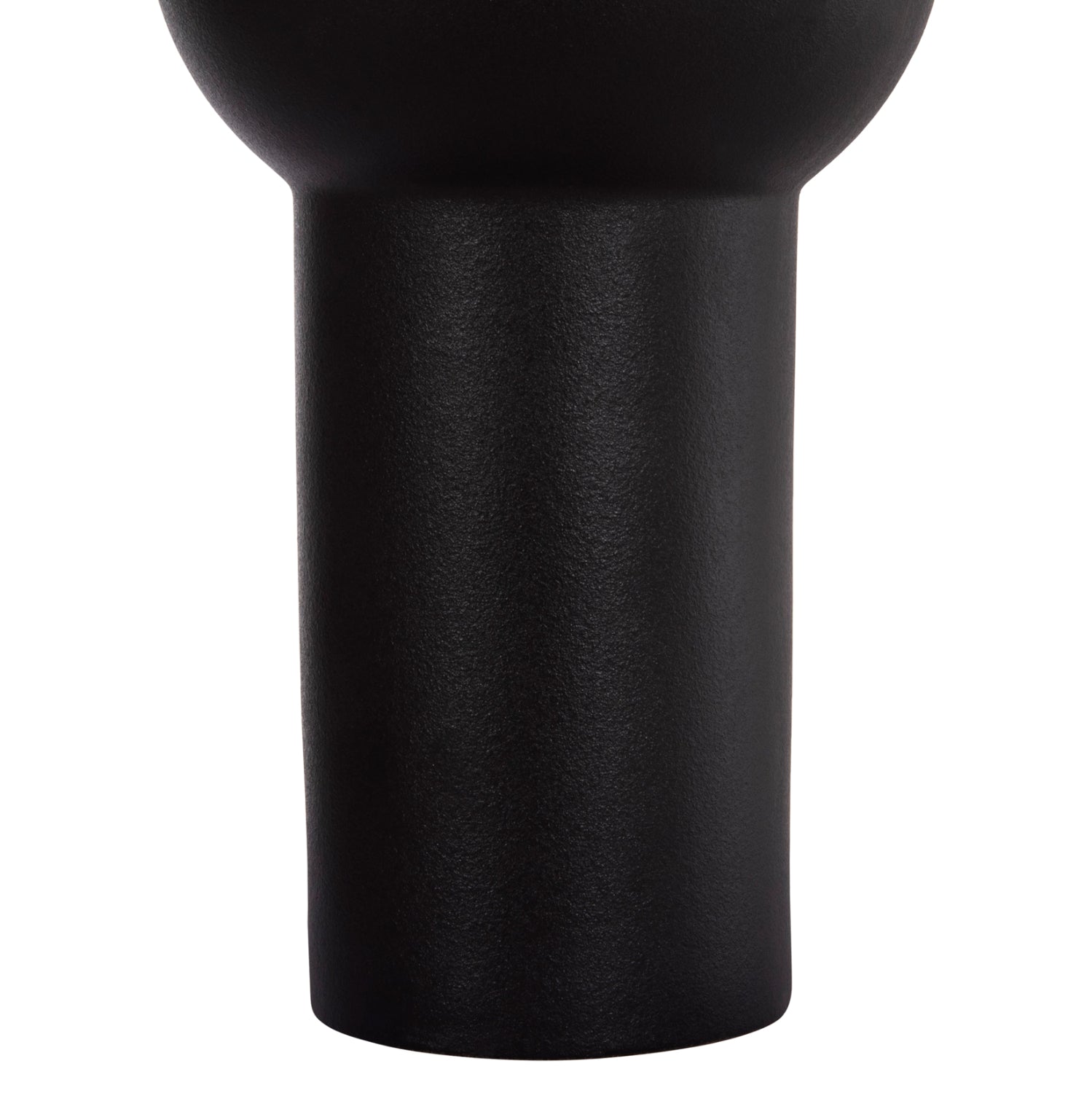 Керамична декорация за маса SCEPTER матово черна Φ15x30Hсм.