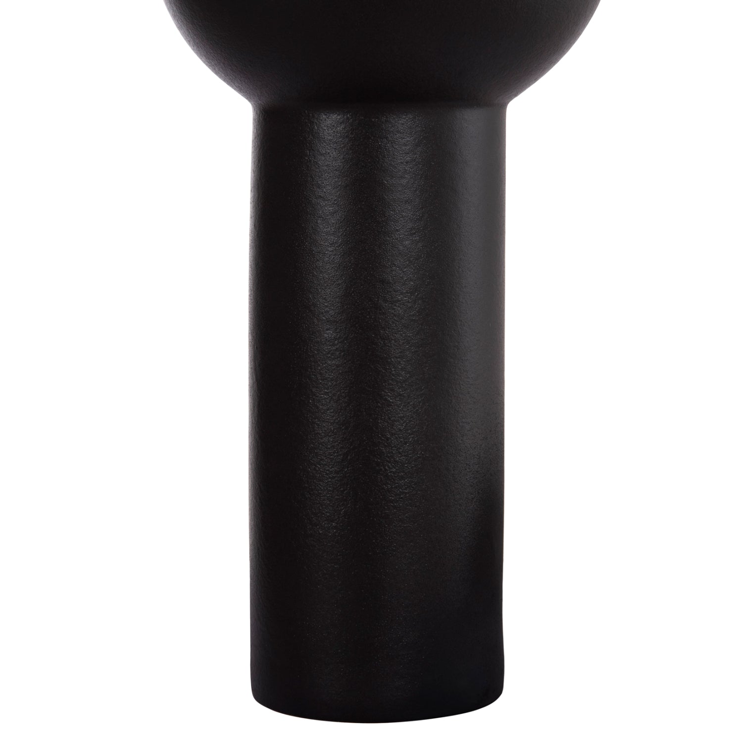 Керамична декорация за маса SCEPTER матово черно Φ17.5x40Hcm.