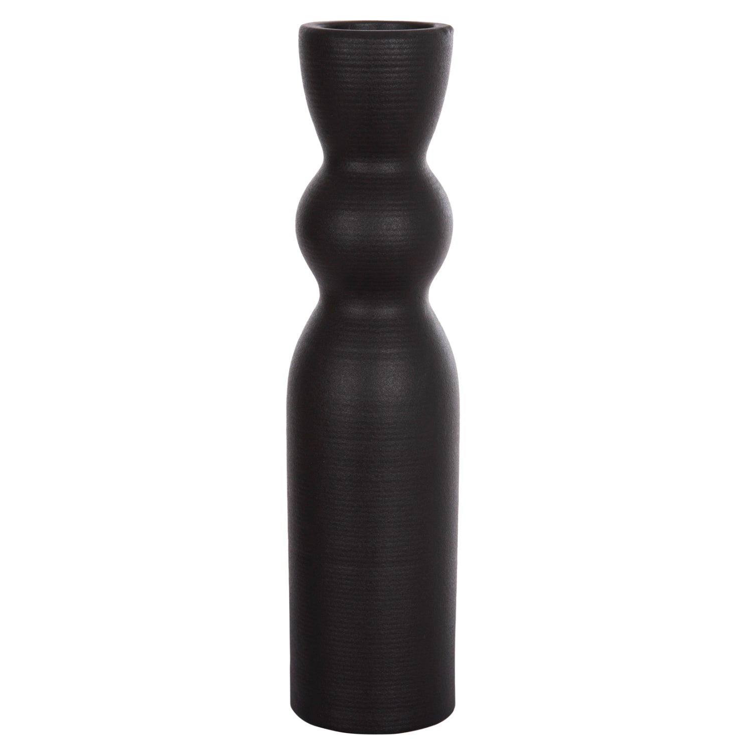 Керамична декорация за маса SCEPTER черен мат Φ8.5x35Hсм.