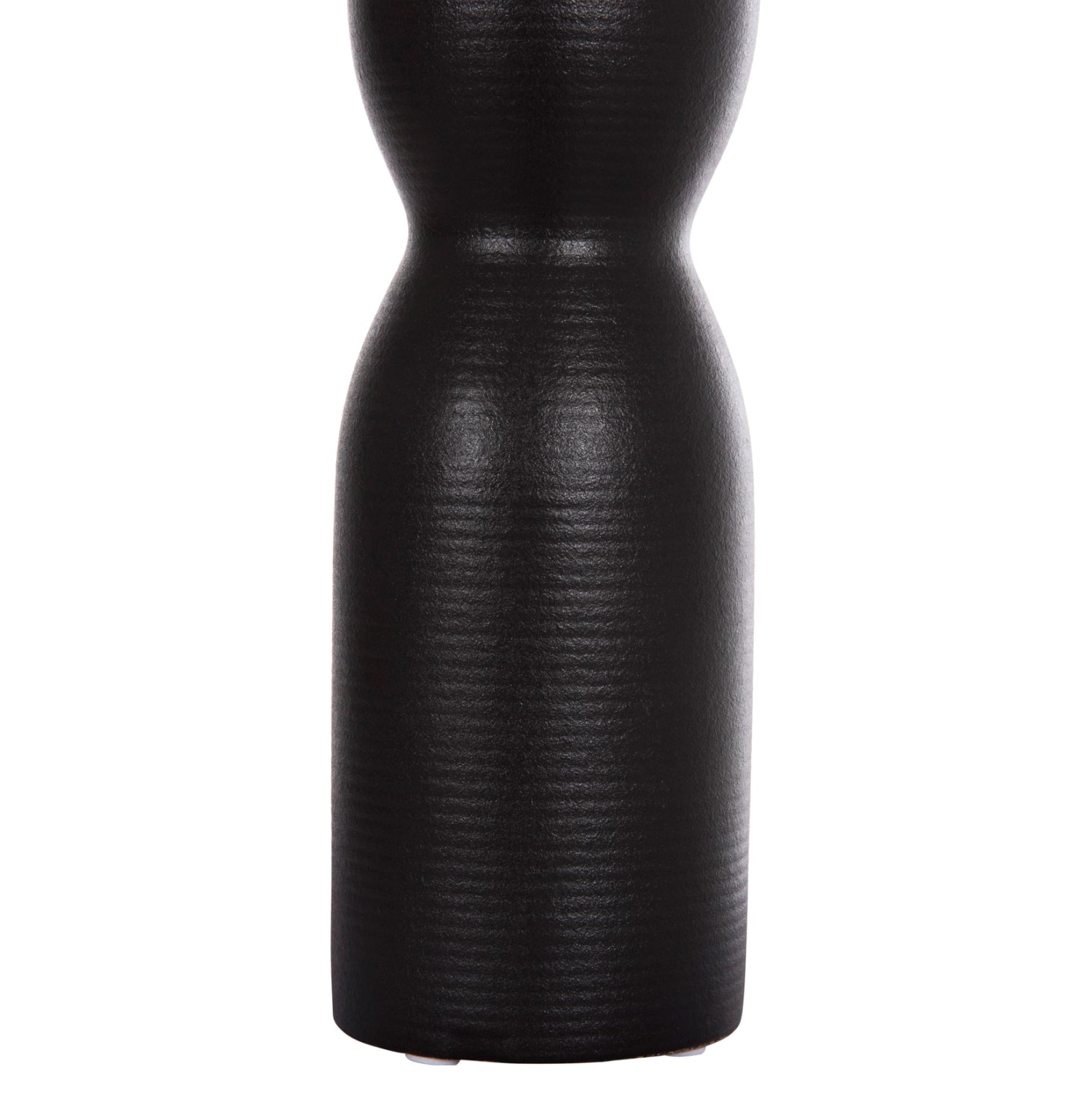 Керамична декорация за маса SCEPTER матово черно Φ7.5x31Hcm.