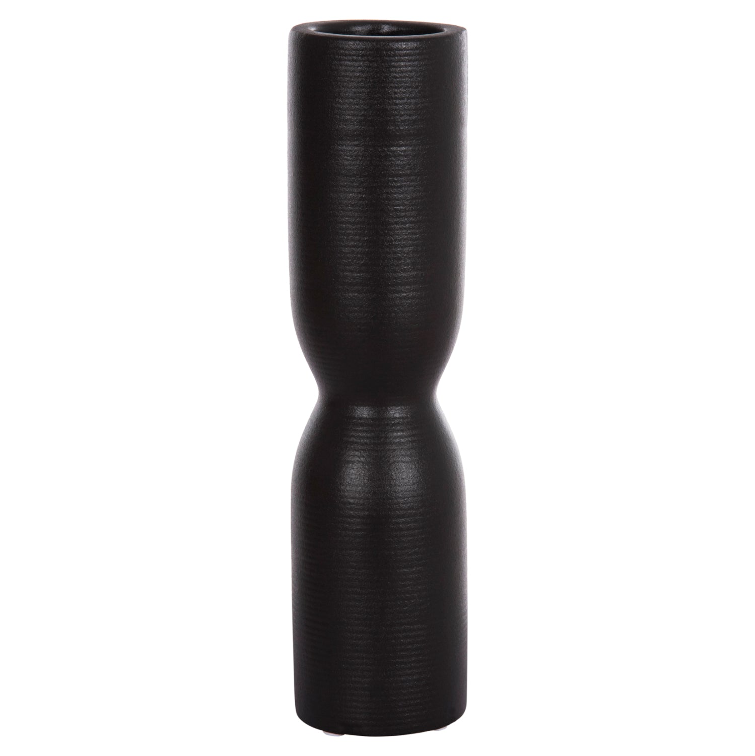 Керамична декорация за маса SCEPTER матово черно Φ7.5x31Hcm.