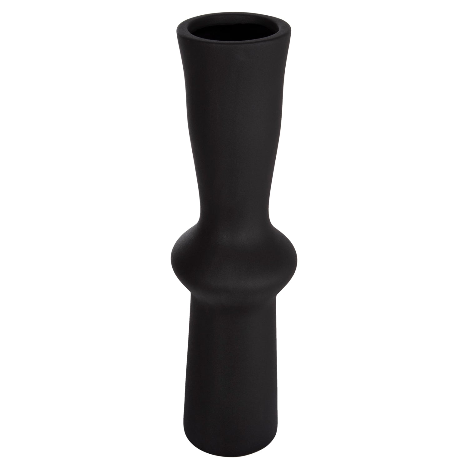 Керамична декорация за маса SCEPTER матово черна Φ14x50Hсм.