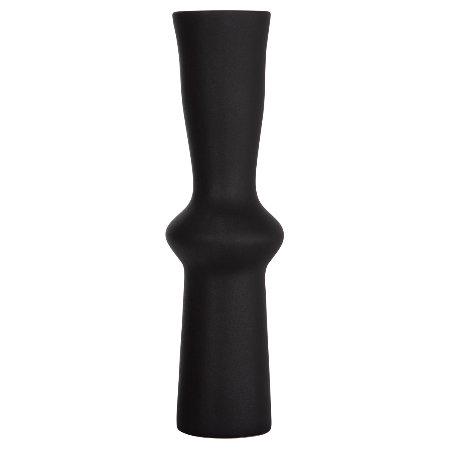 Керамична декорация за маса SCEPTER матово черна Φ14x50Hсм.