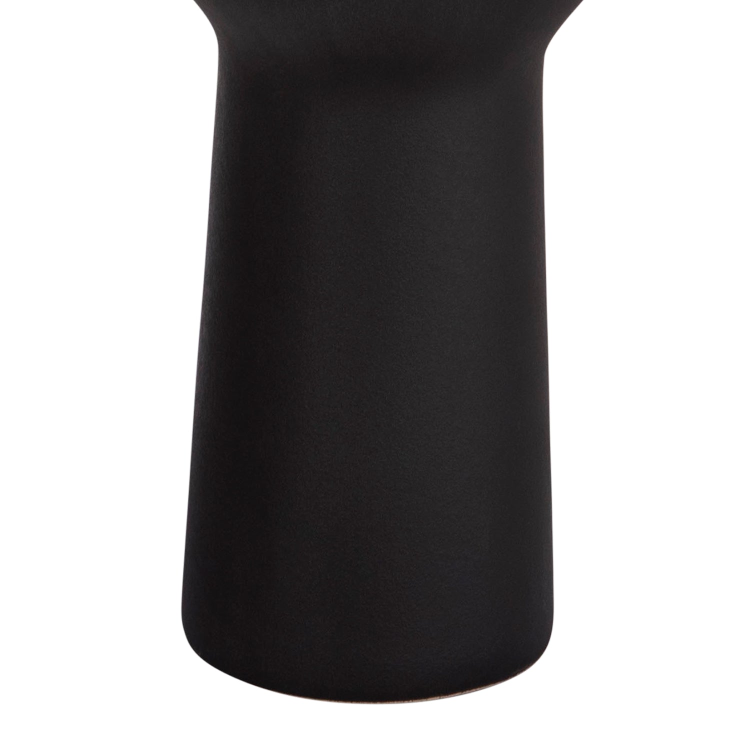 Керамична декорация за маса SCEPTER матово черна Φ14x50Hсм.