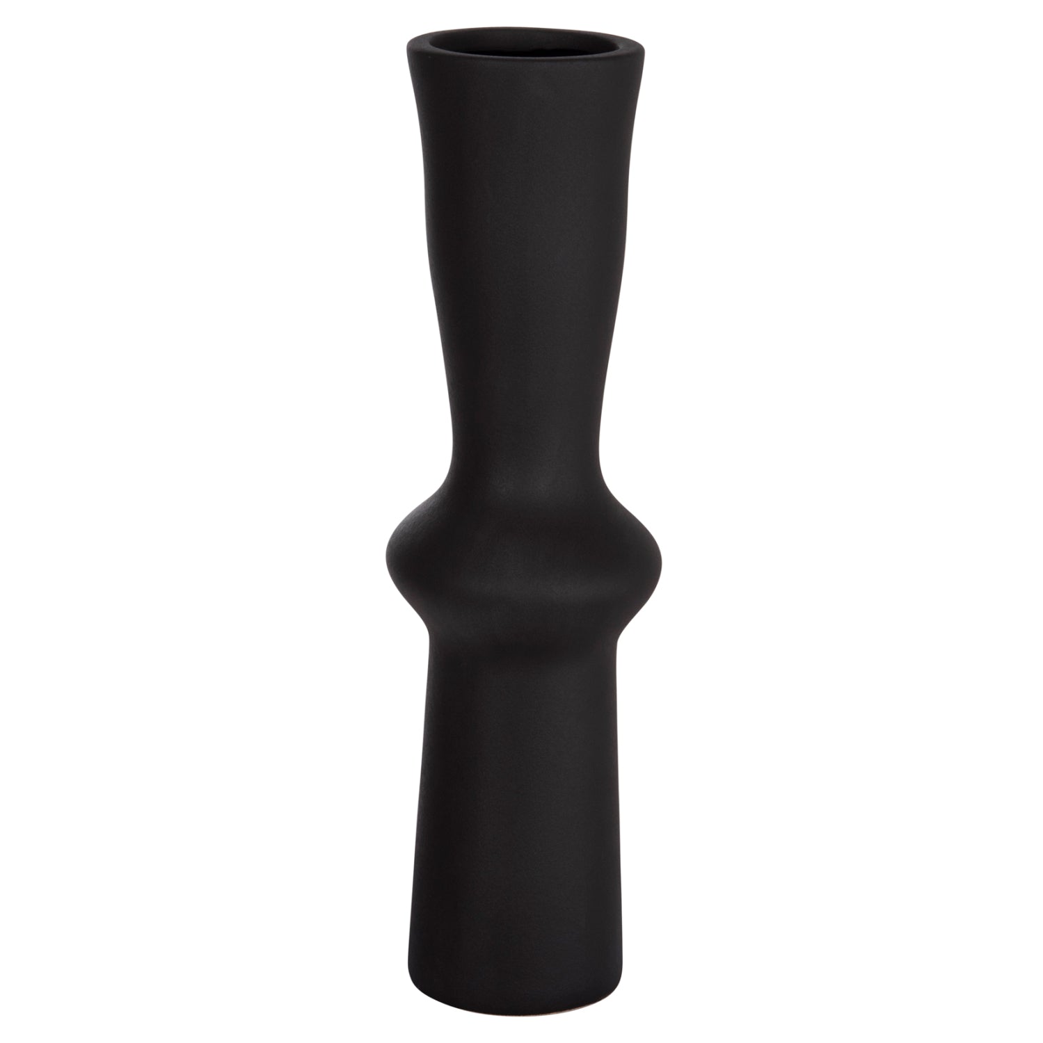 Керамична декорация за маса SCEPTER матово черна Φ14x50Hсм.