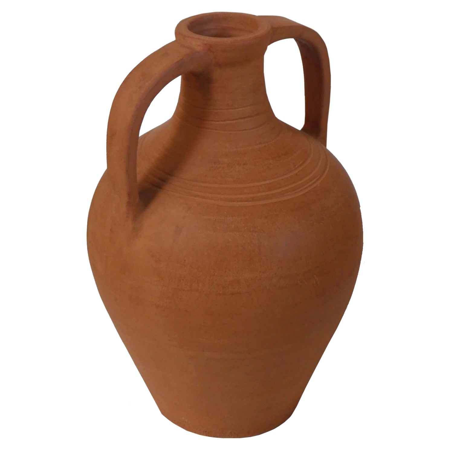 Декоративна ваза (амфора) FEAX.08S теракота в естествен цвят--35x35x48Hсм.