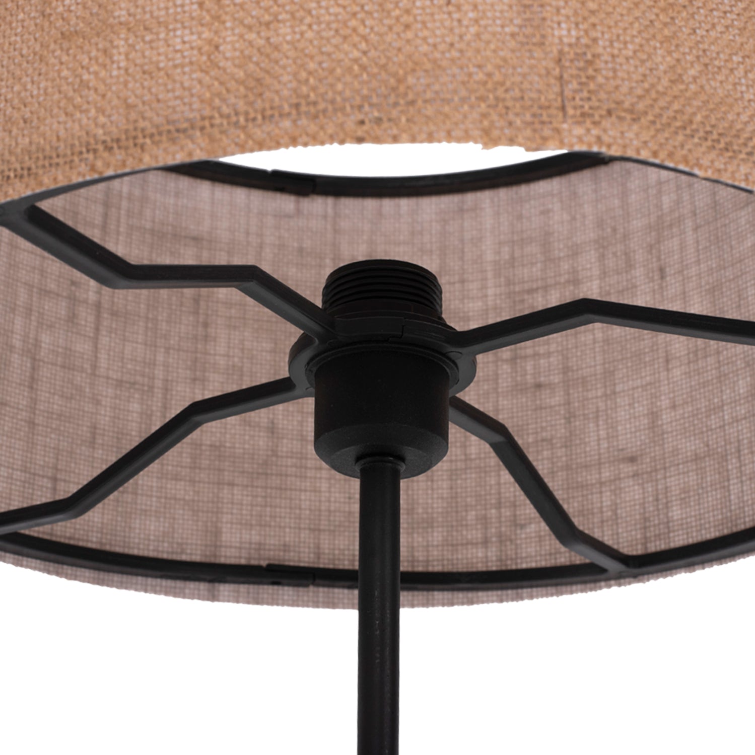 Подова лампа MDF SONOMA - бежов абажур Φ38x140Hсм.