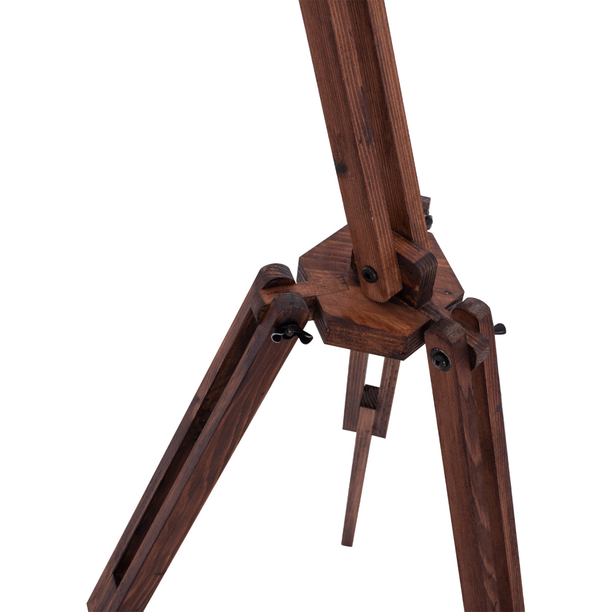 ПОДОВА ЛАМПА CRANE С ТРИПОЖКА И РЪКА БЕЖОВ КАПАК 54x54x170Hcm.