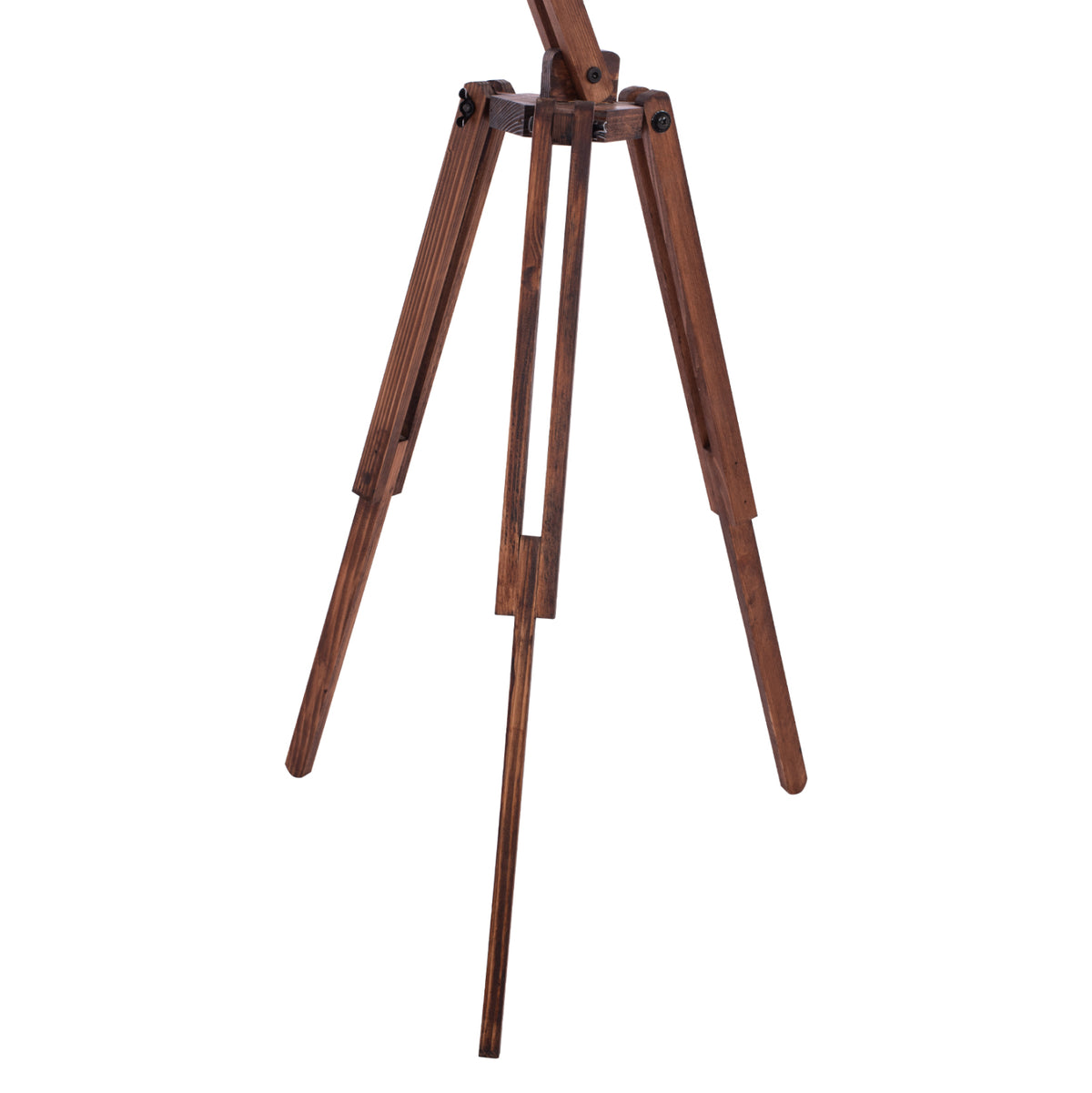 ПОДОВА ЛАМПА CRANE С ТРИПОЖКА И РЪКА БЕЖОВ КАПАК 54x54x170Hcm.