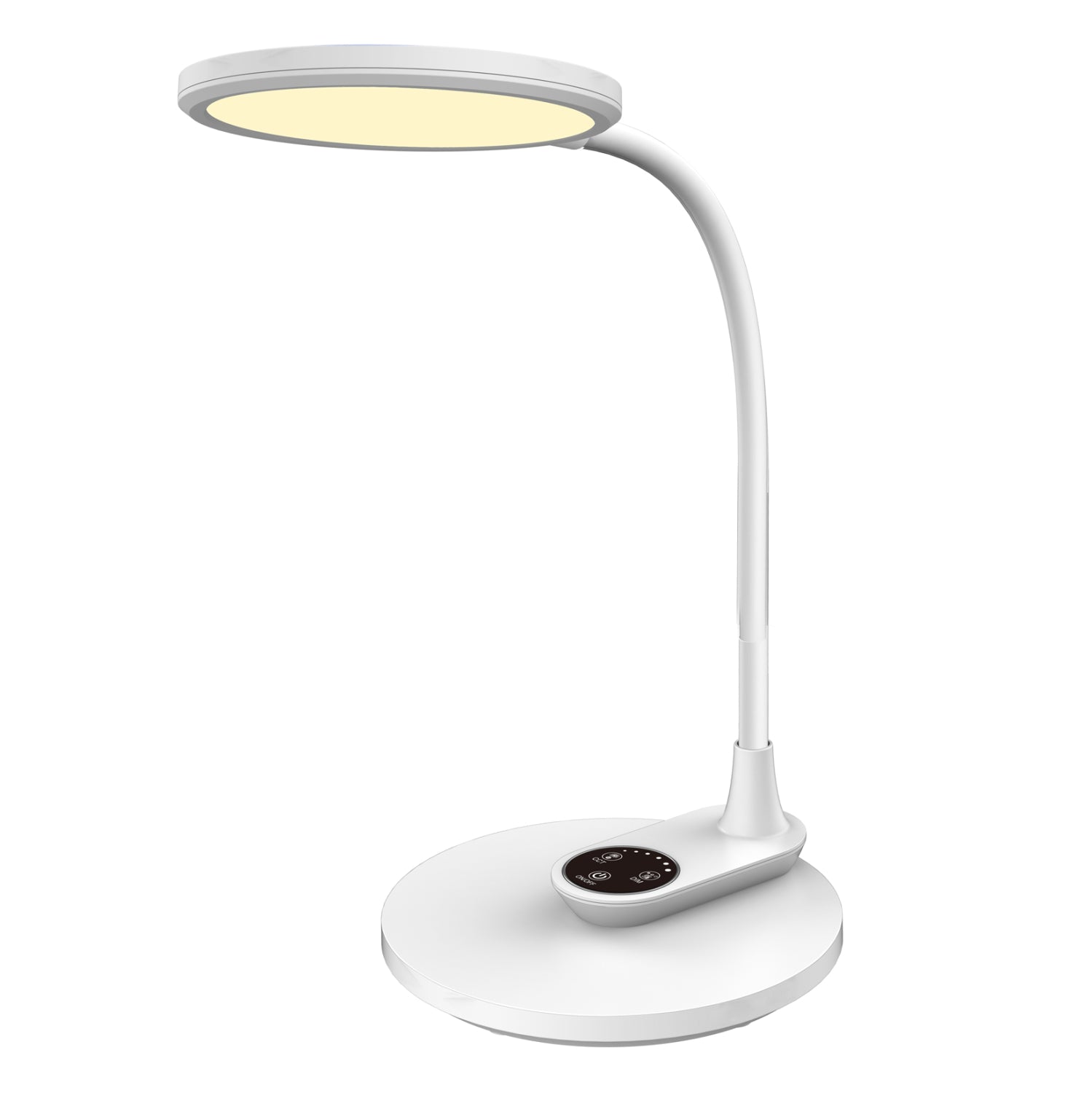 Настолна LED лампа BLAIN бял ABS и силикон 17x26.6x34.5H см.