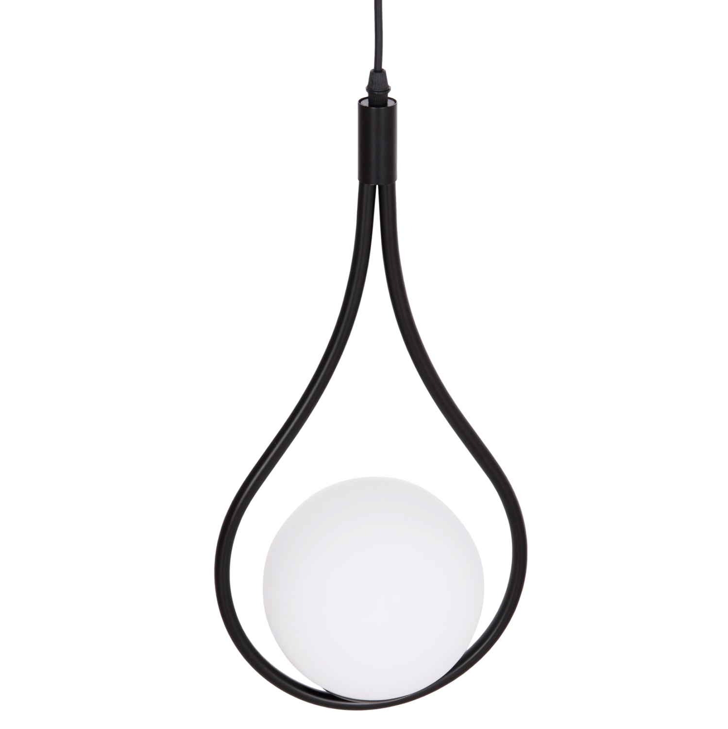 Полилей DROPLET метал в черно-млечнобял глобус 23.5x12x147Hсм.