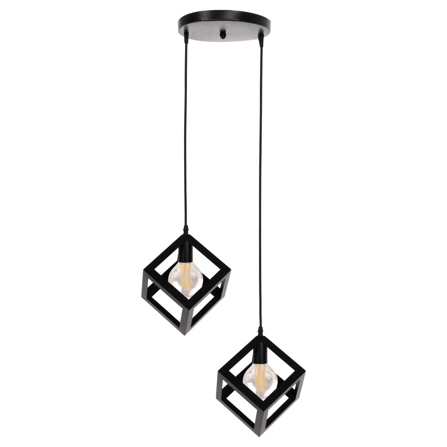 ПЕНДЕЛ 2 КУБА ЧЕРЕН МЕТАЛ Φ18x130Hсм.