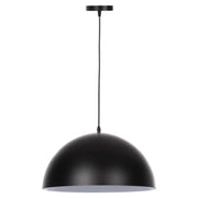 Пендел за таван черен метален кръгъл капак Φ40x125Hcm.