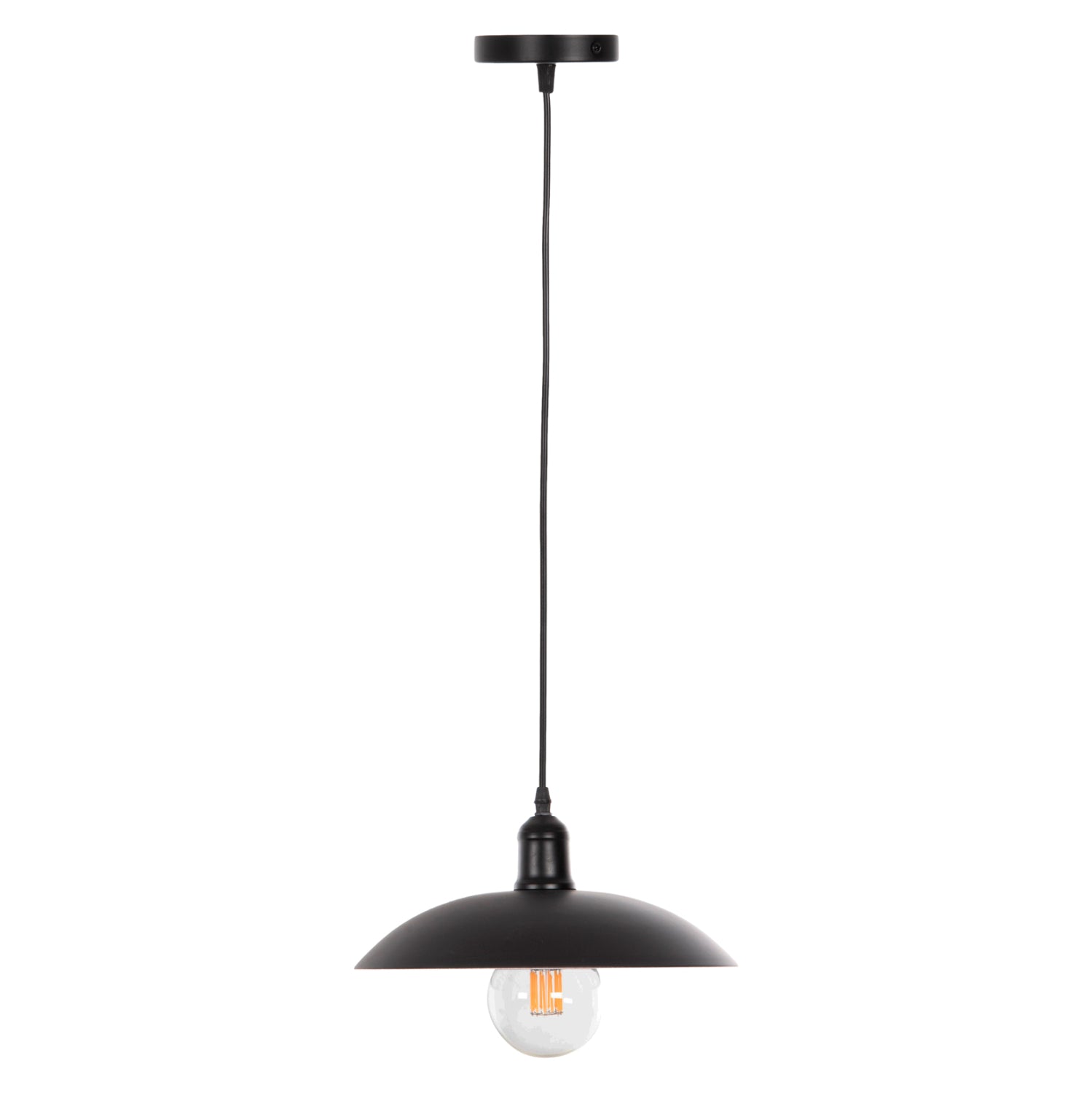 Пендел черен метален капак Φ31x110H см.
