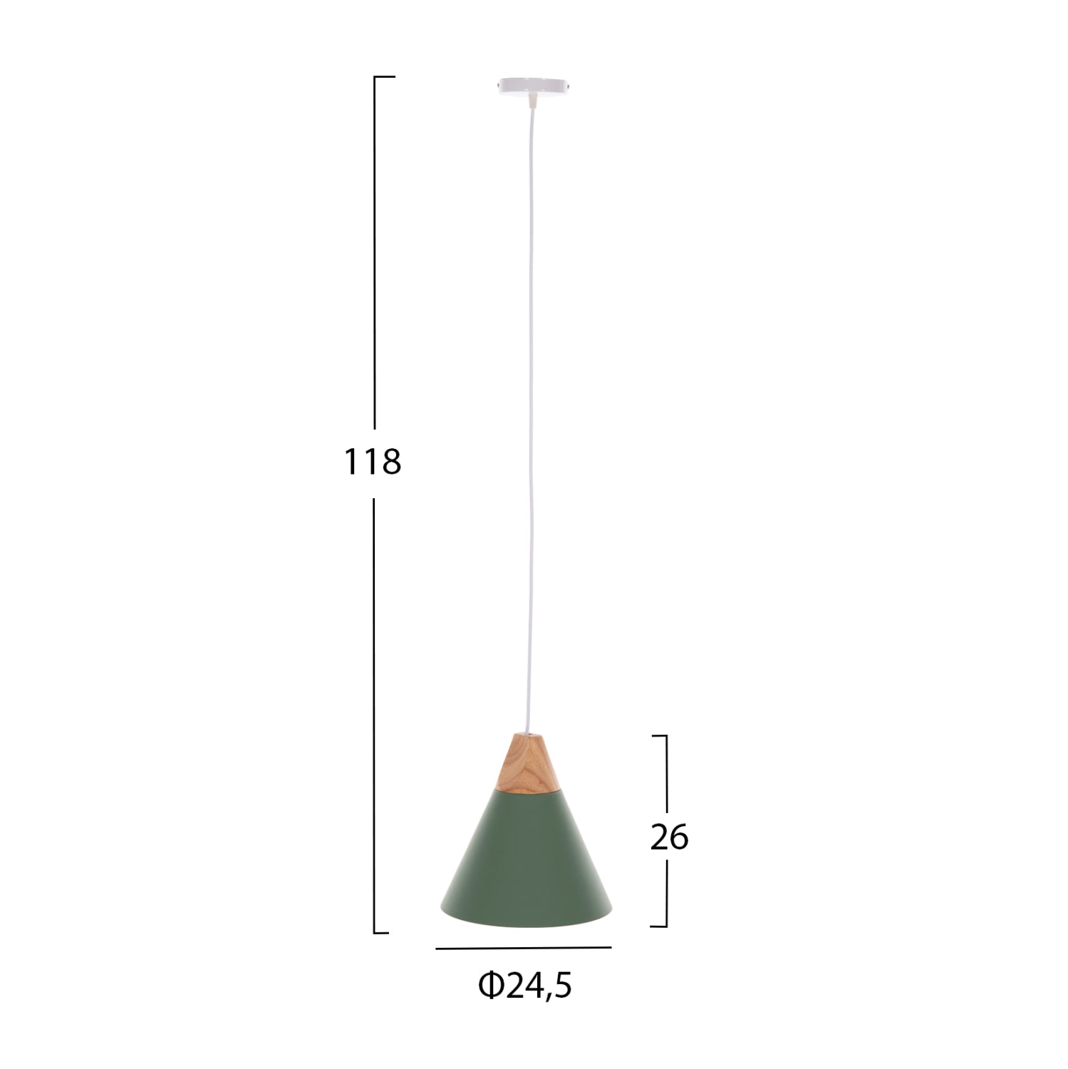 ПОЛИЛЕЙ ЗЕЛЕН МЕТАЛЕН КАПАК Φ25x118В см.