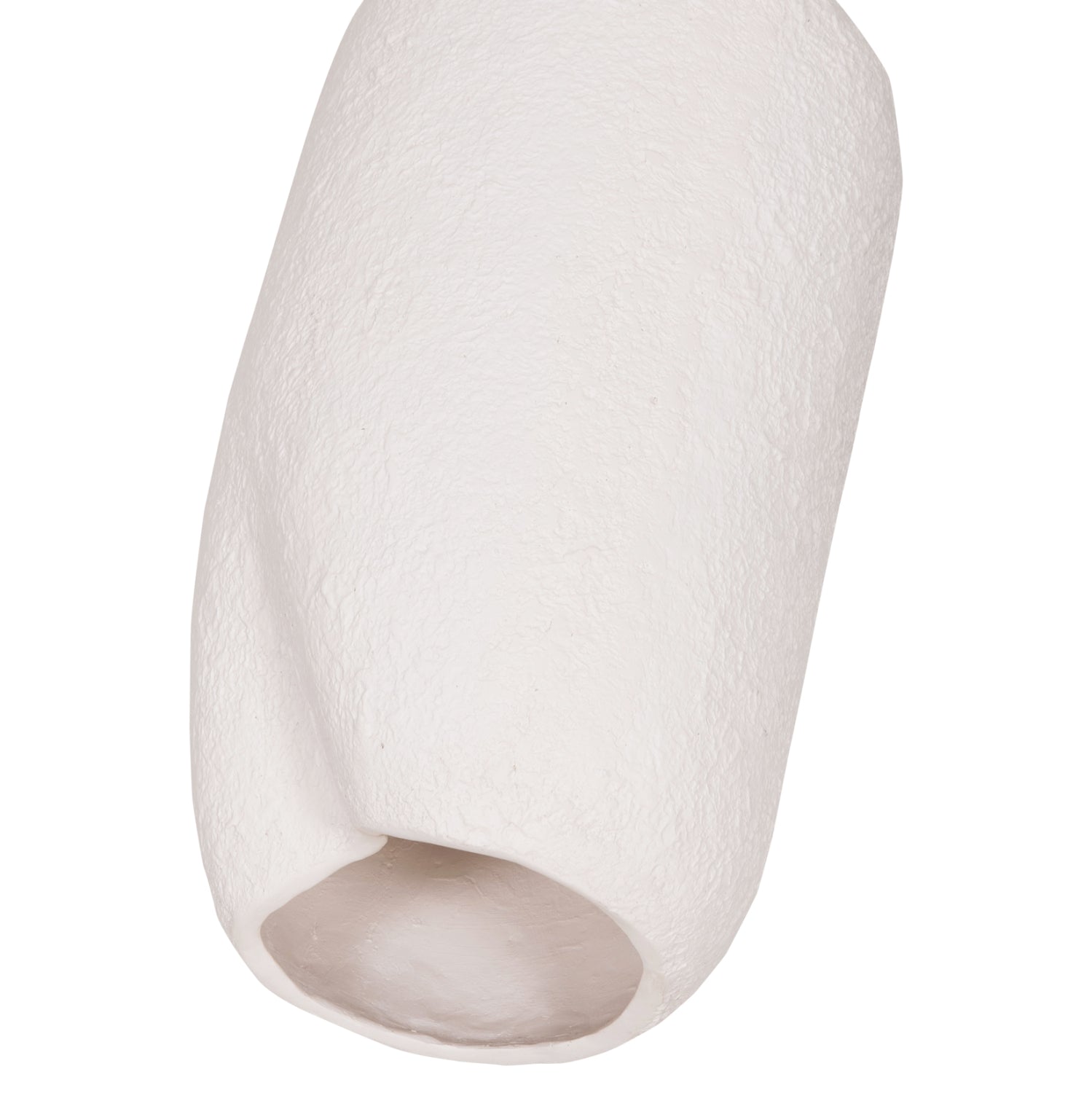Пенделна лампа за таван LOGKY.02L от фиброцимент в бяло 35x35x67Hсм