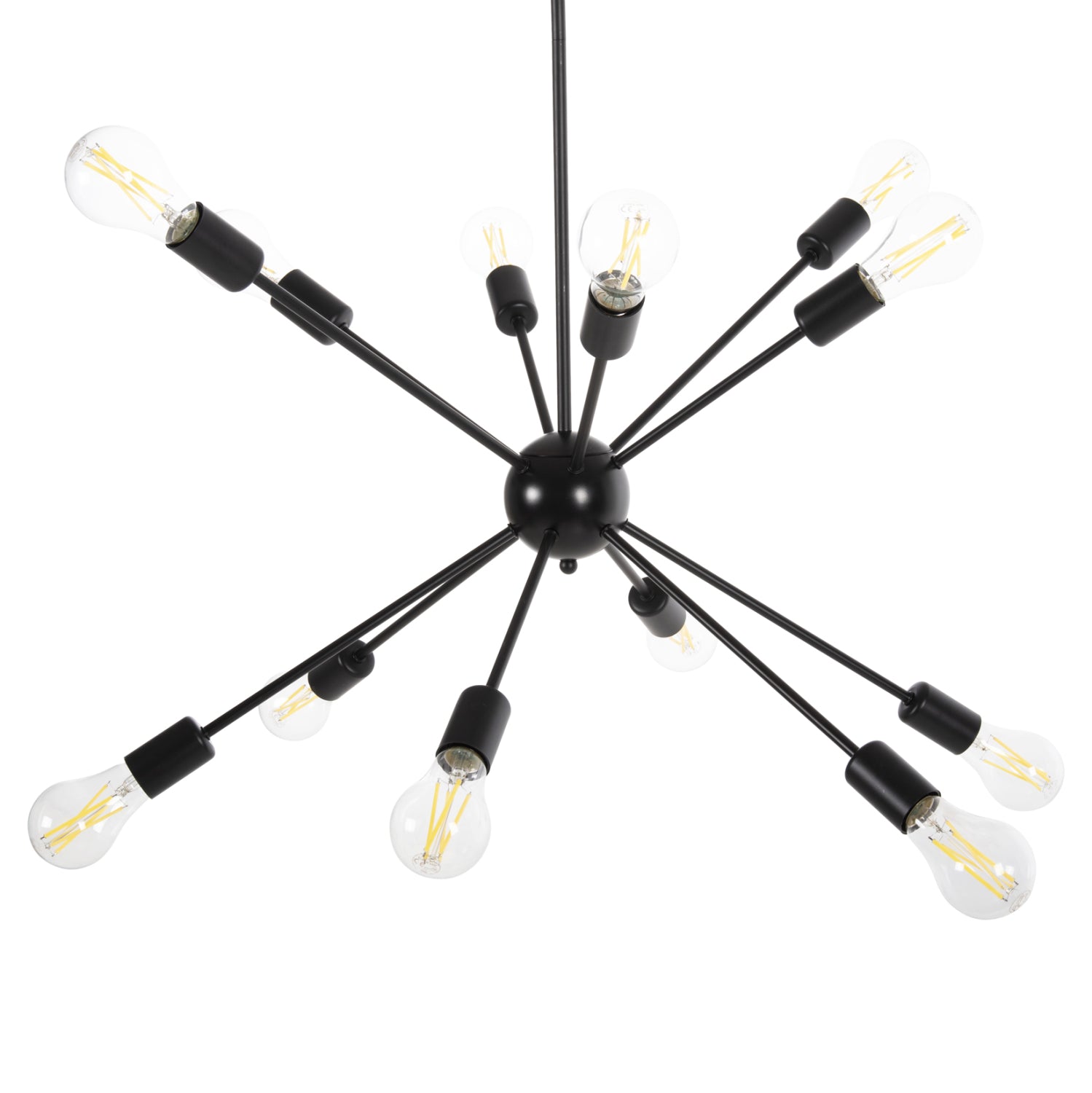ПОЛИЛЕЙ ЗА ТАВАН MULTILIGHT ЧЕРЕН МЕТАЛ Φ85x115H см.