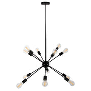 ПОЛИЛЕЙ ЗА ТАВАН MULTILIGHT ЧЕРЕН МЕТАЛ Φ85x115H см.